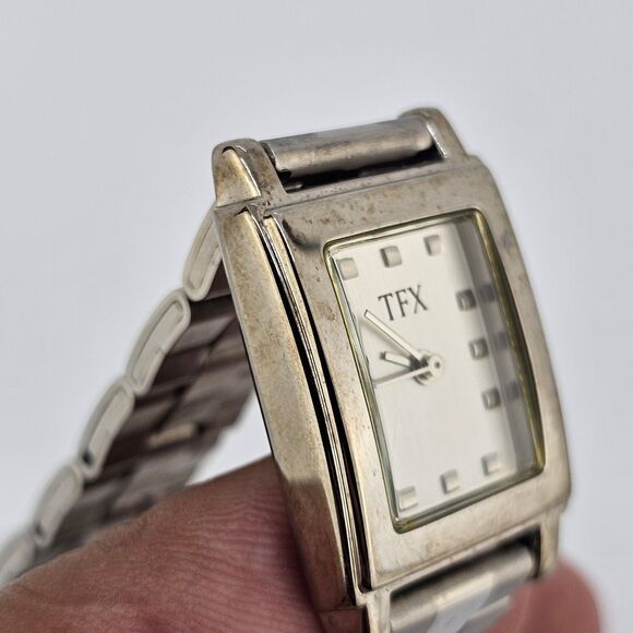 TFX by Bulova Women's Watch 22MM Gray Dial Bracelet Band 6.5" New Battery - Picture 4 of 11